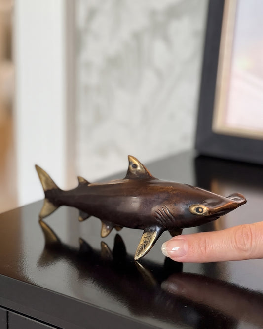 Scale Of The Aged Bronze Hammerhead Ornament