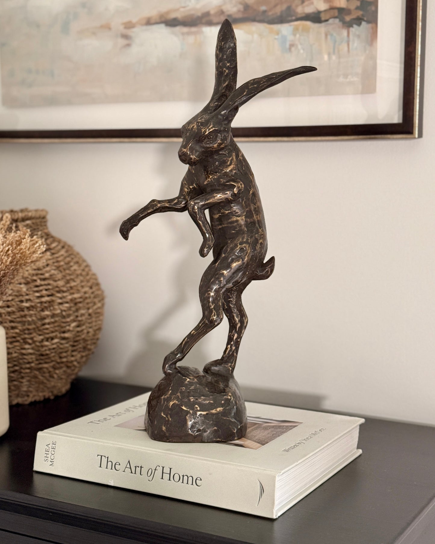 Bronze Allegro Leaping hare