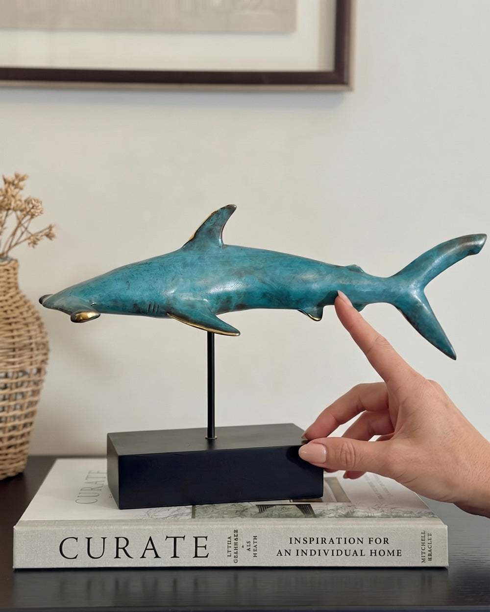Scale Of The Bronze Azure Tide Hammerhead