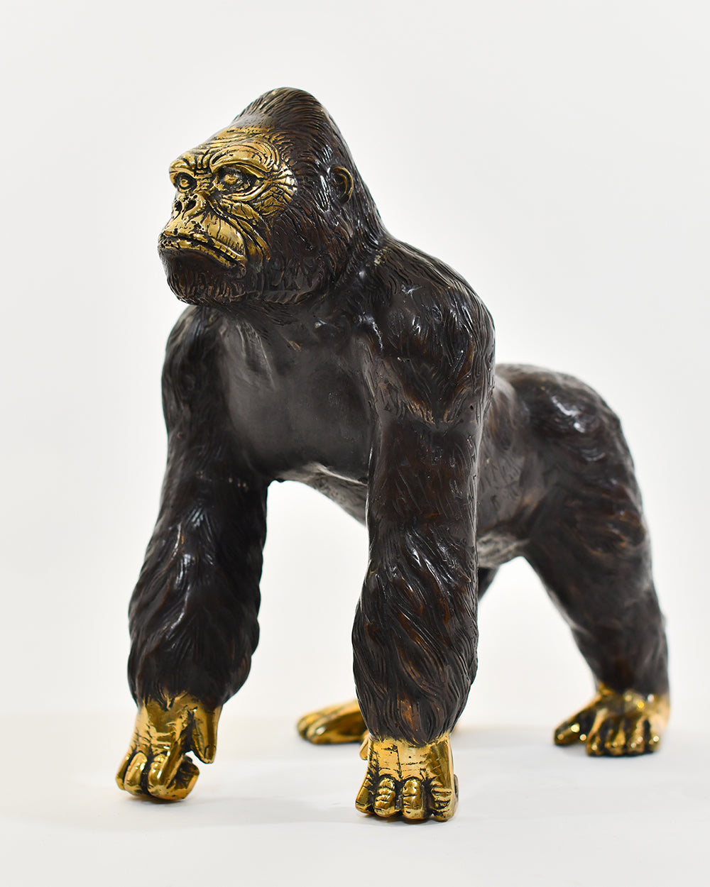 Bronze Balthazar Gorilla Home Ornament