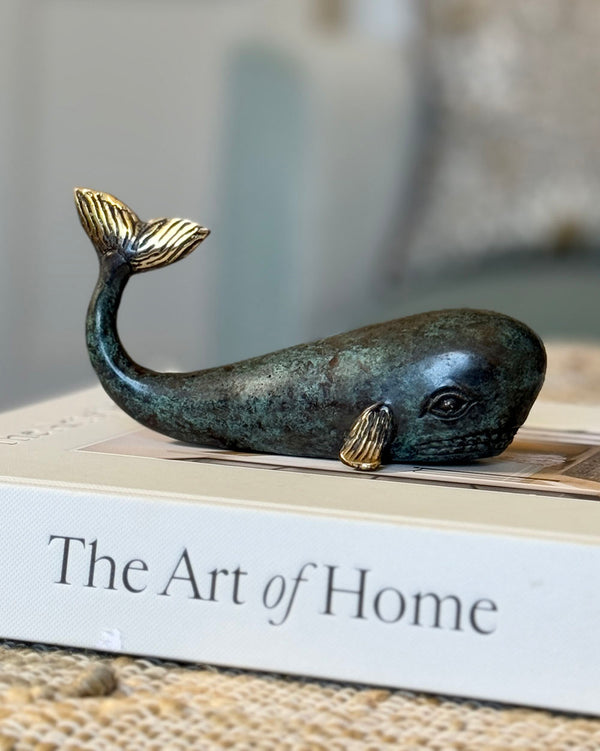 Bronze Coastal Haven Whale
