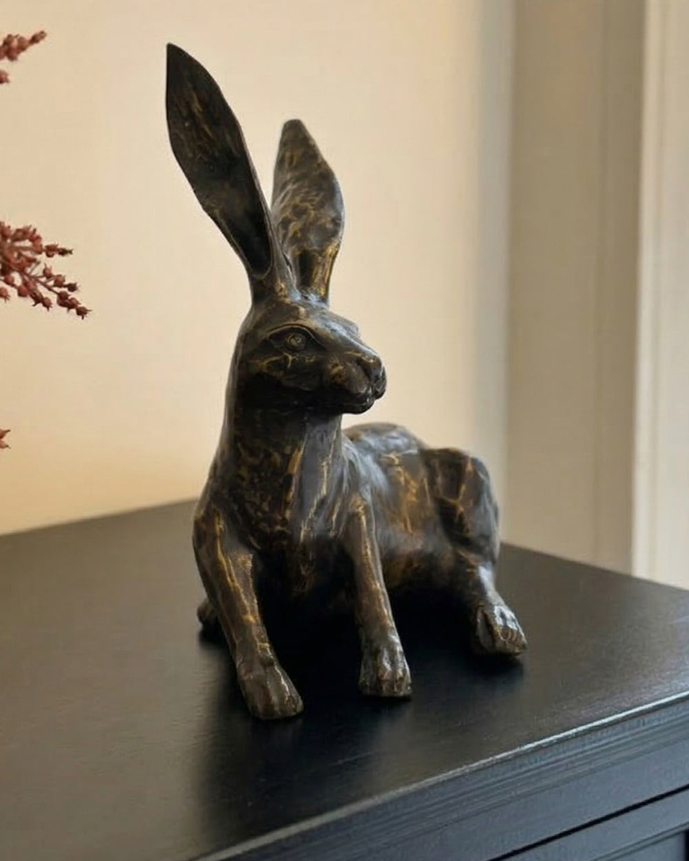Bronze Everard Listening Hare
