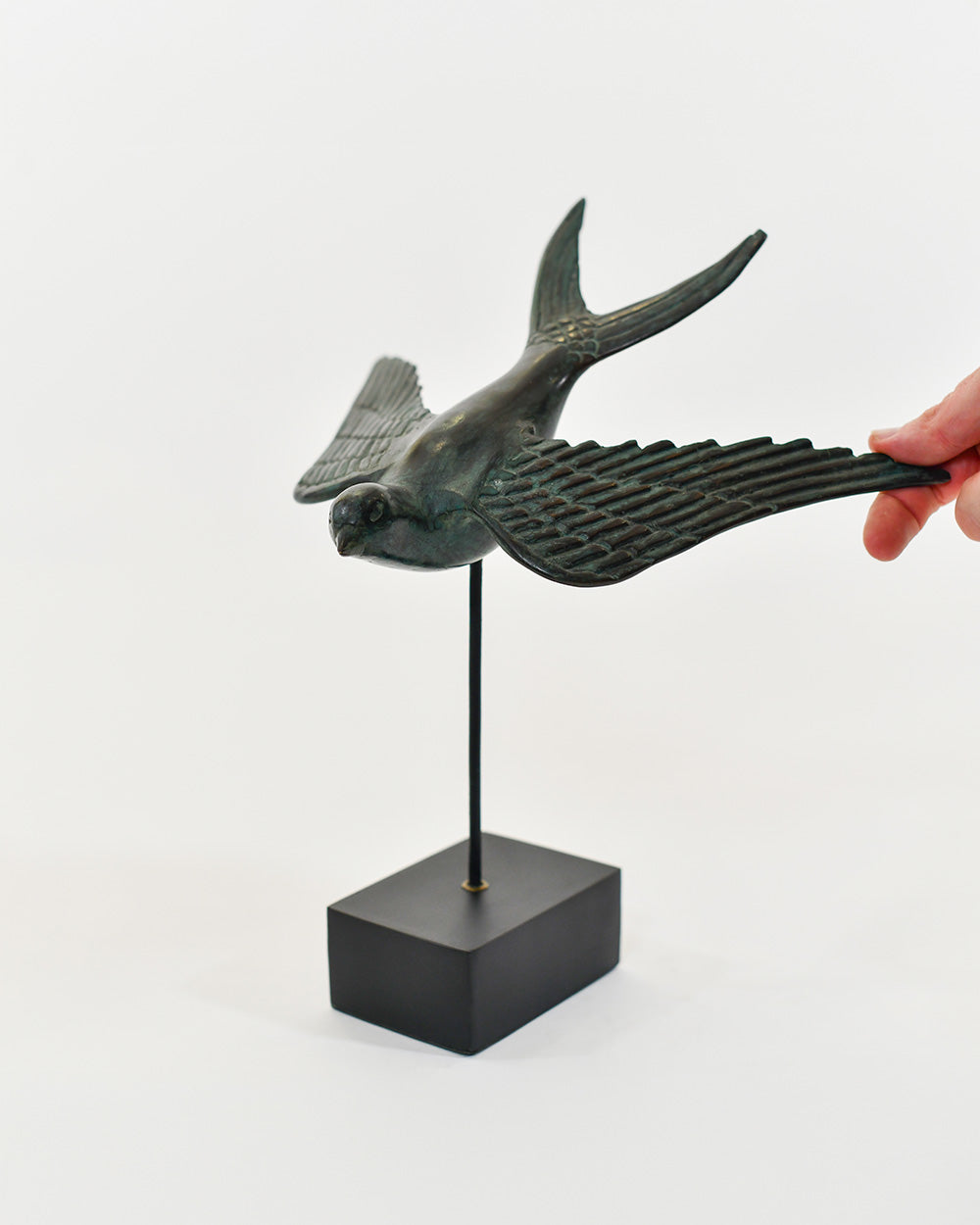 Scale Of The Bronze Gilded Aero Swallow Decoration