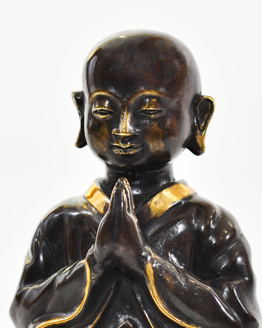 Face Of The Gilded Tranquillity Buddha