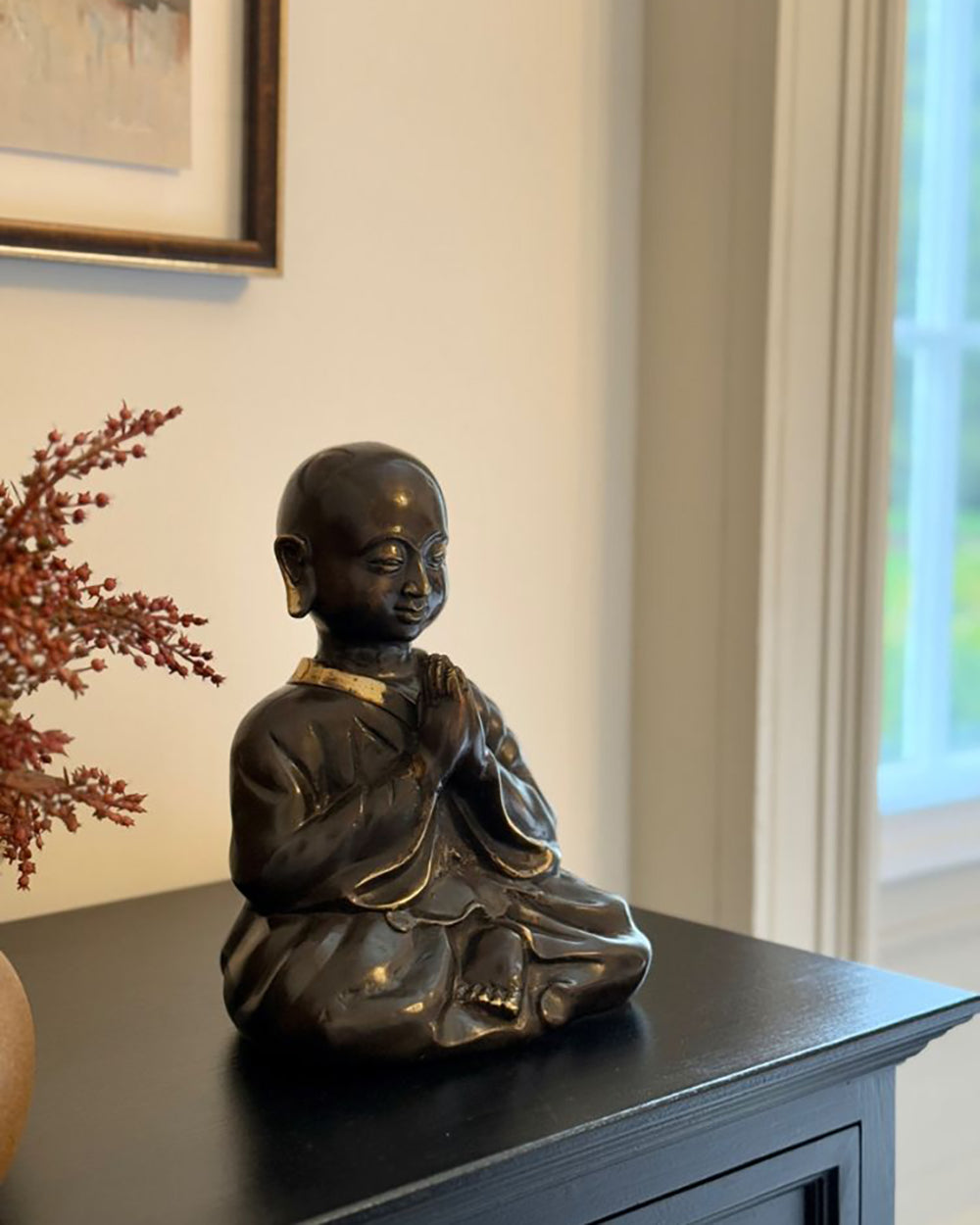 Bronze Gilded Tranquility Buddha In Situ