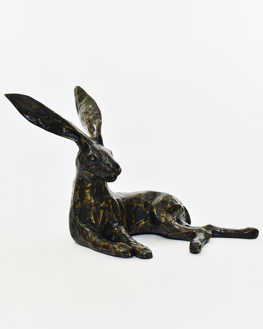 Bronze Selene Peaceful Hare With Brass Hues