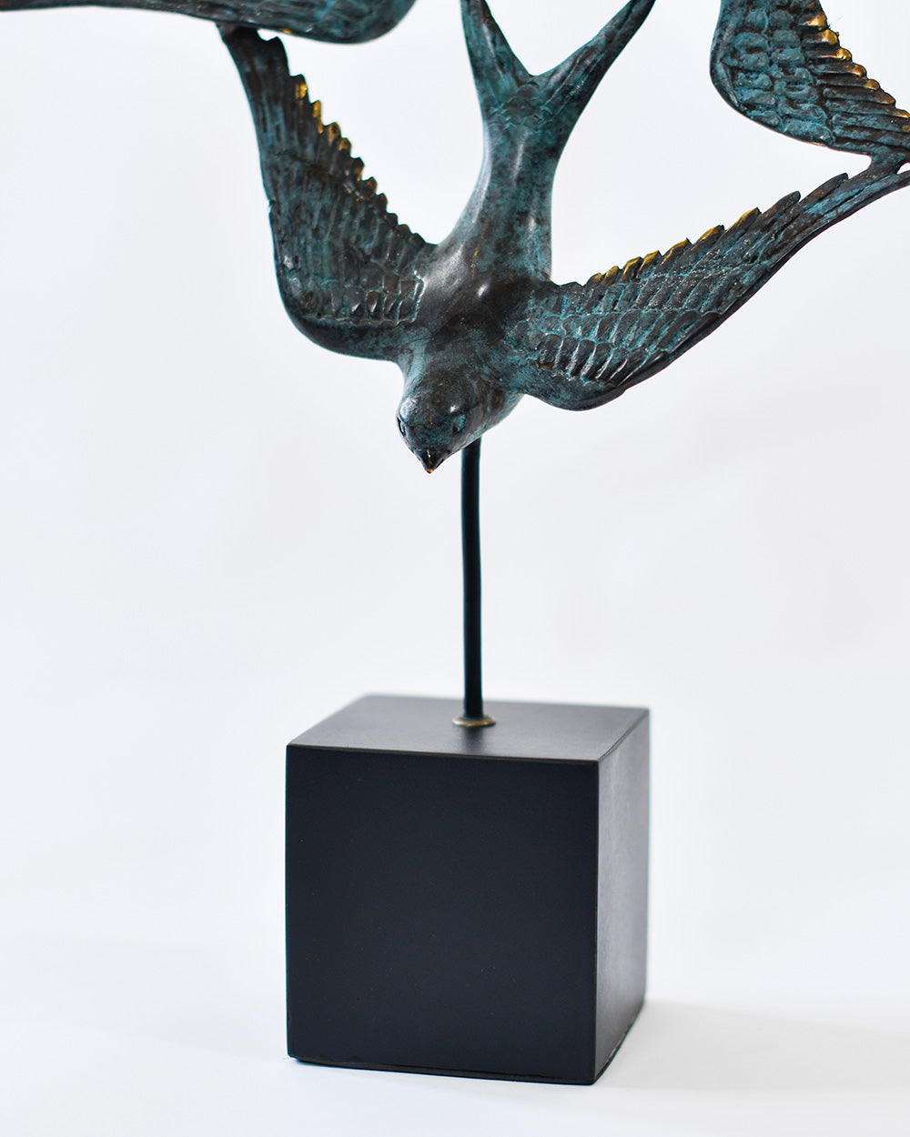 Close Up of tHE Bronze Hirundine Ascent Ornament