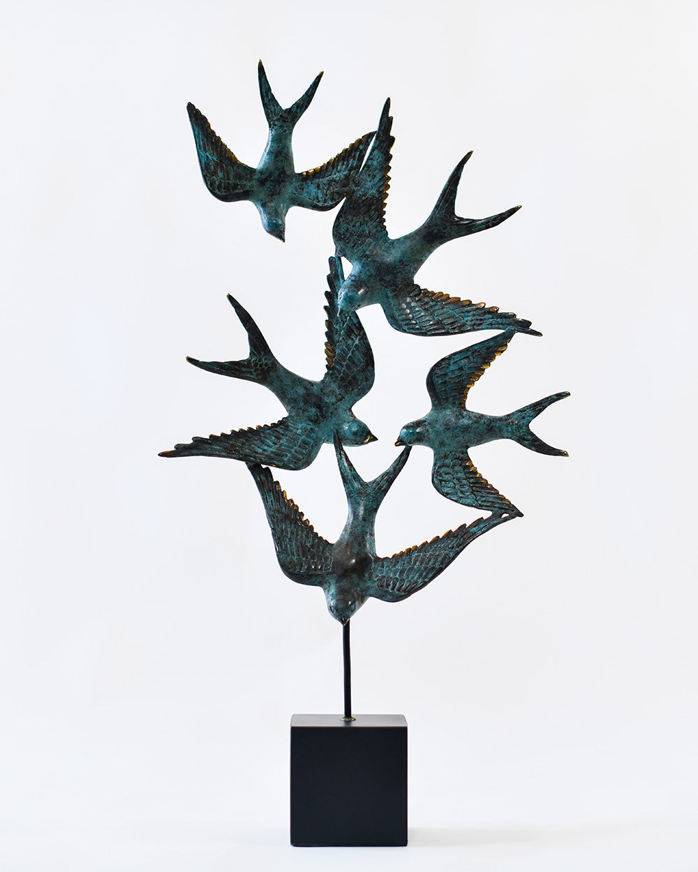 Bronze Hirundine Ascent Home Decoration