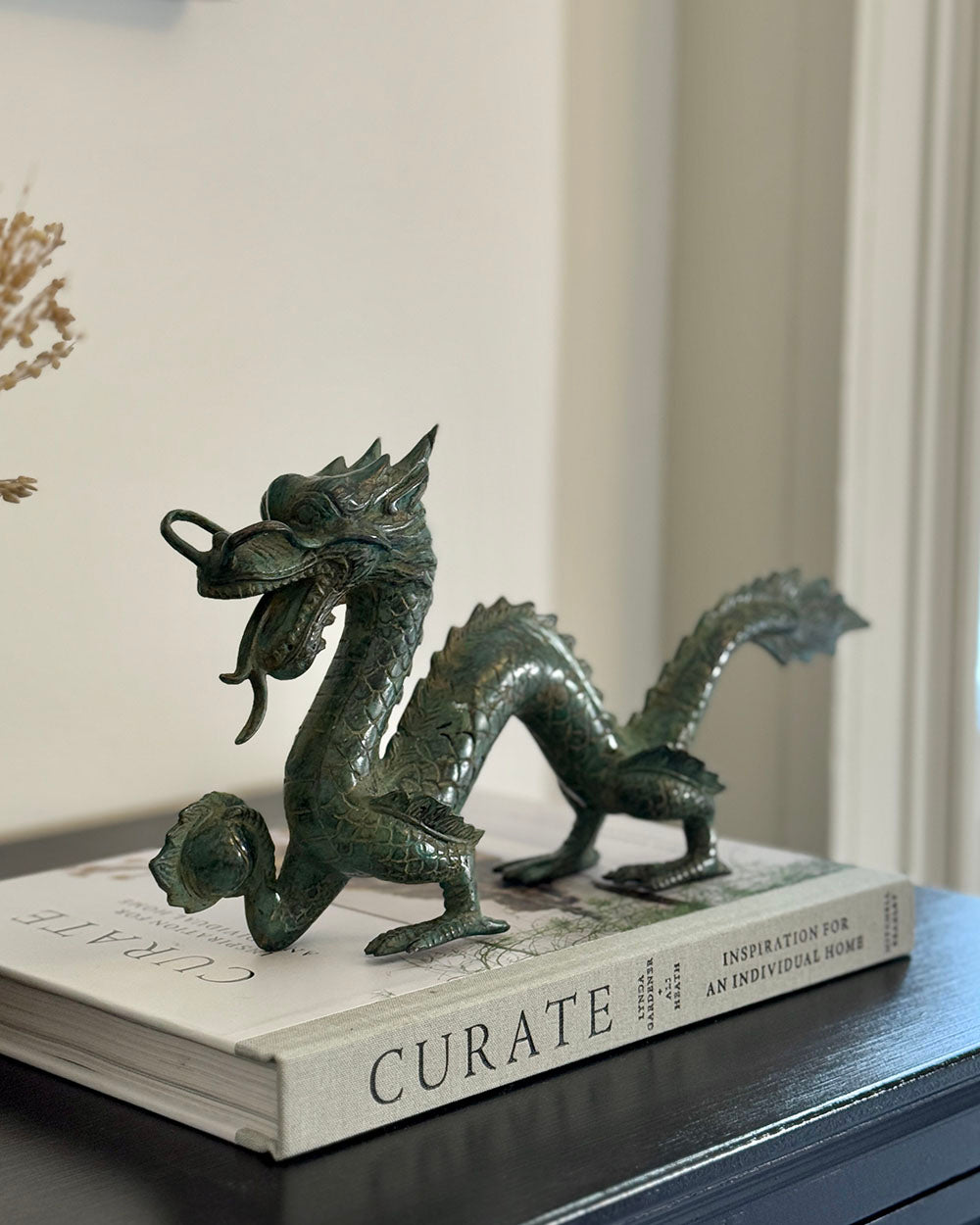 Bronze Imperial Serpentine Dragon In Situ