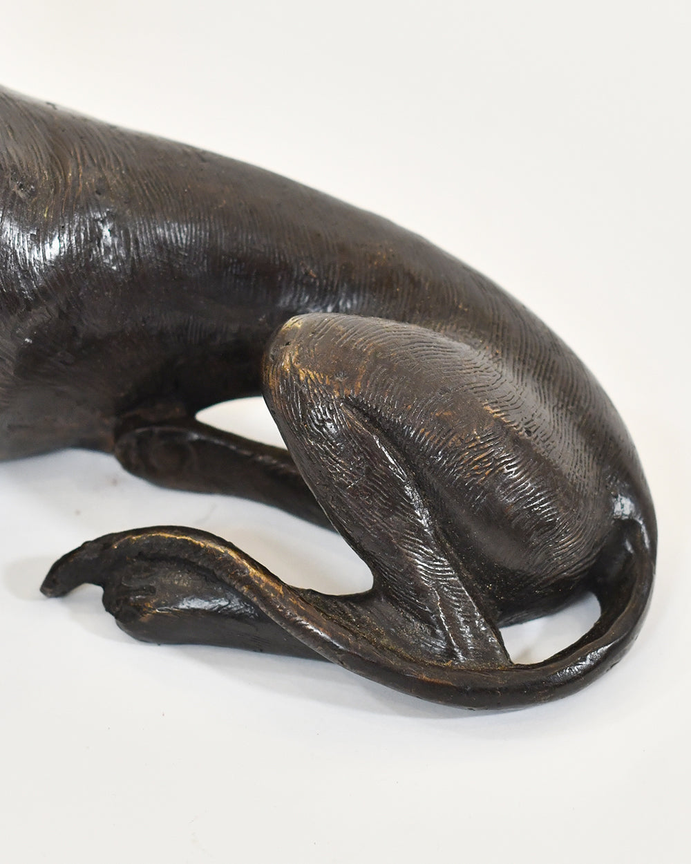 Close Up Of The Elegant Finish On The Greyhound Home Decoration