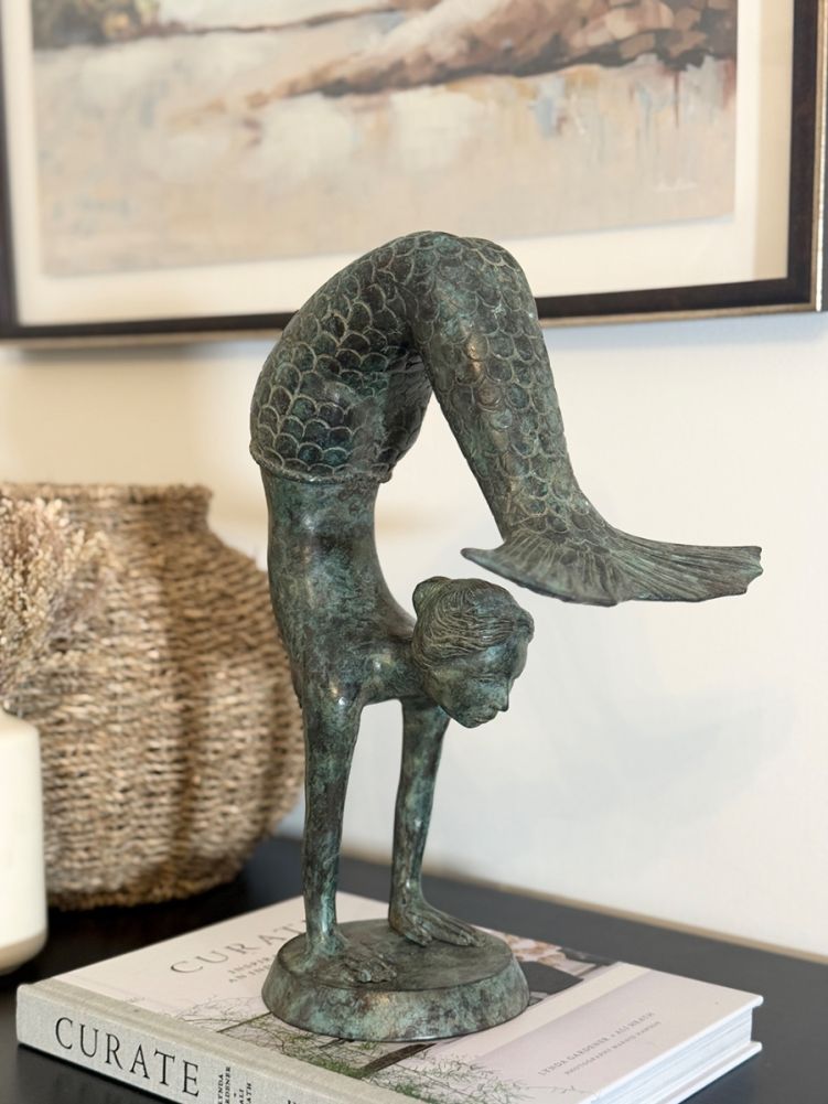 Tail From The Verdigris Mermaid Home Ornament