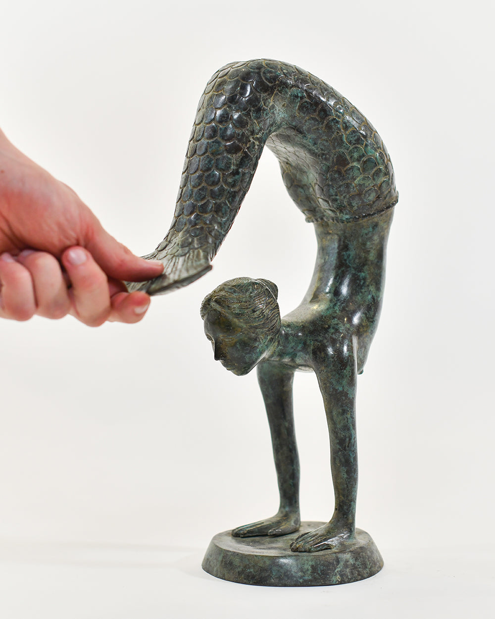 Scale Of The Bronze Mermaid Sculpture