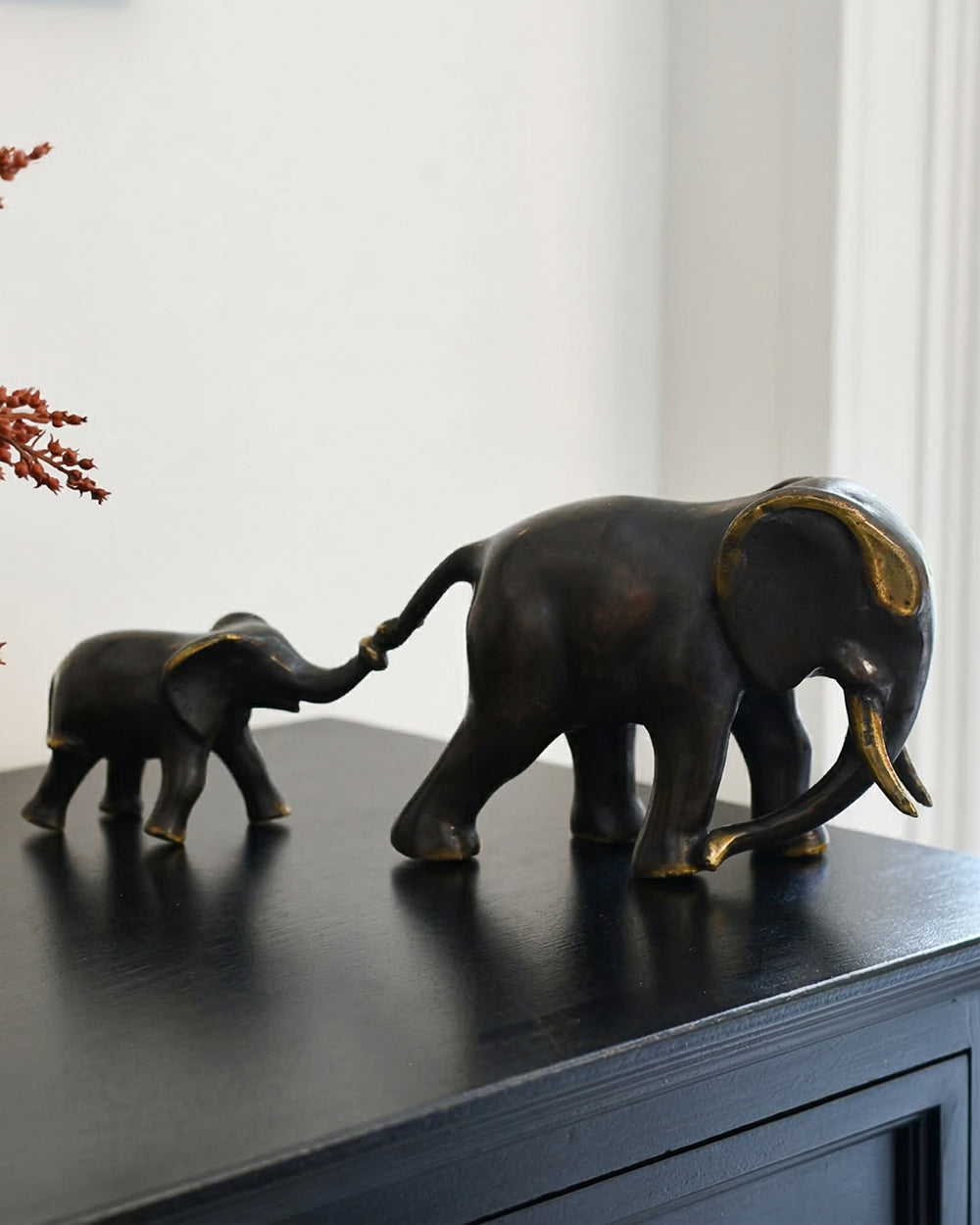 Bronze Meridian Elephant Family