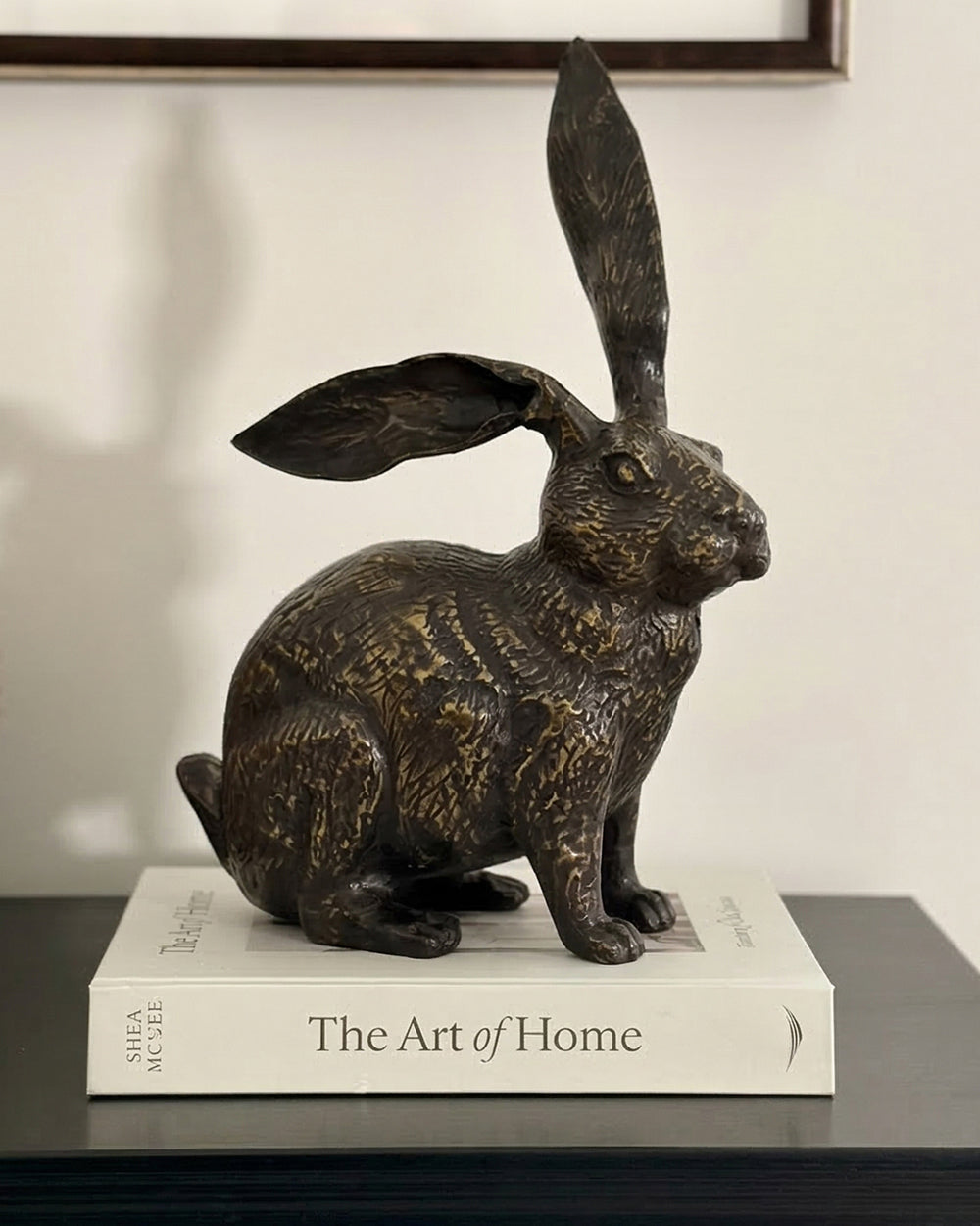Bronze Oberon Watchful Rabbit