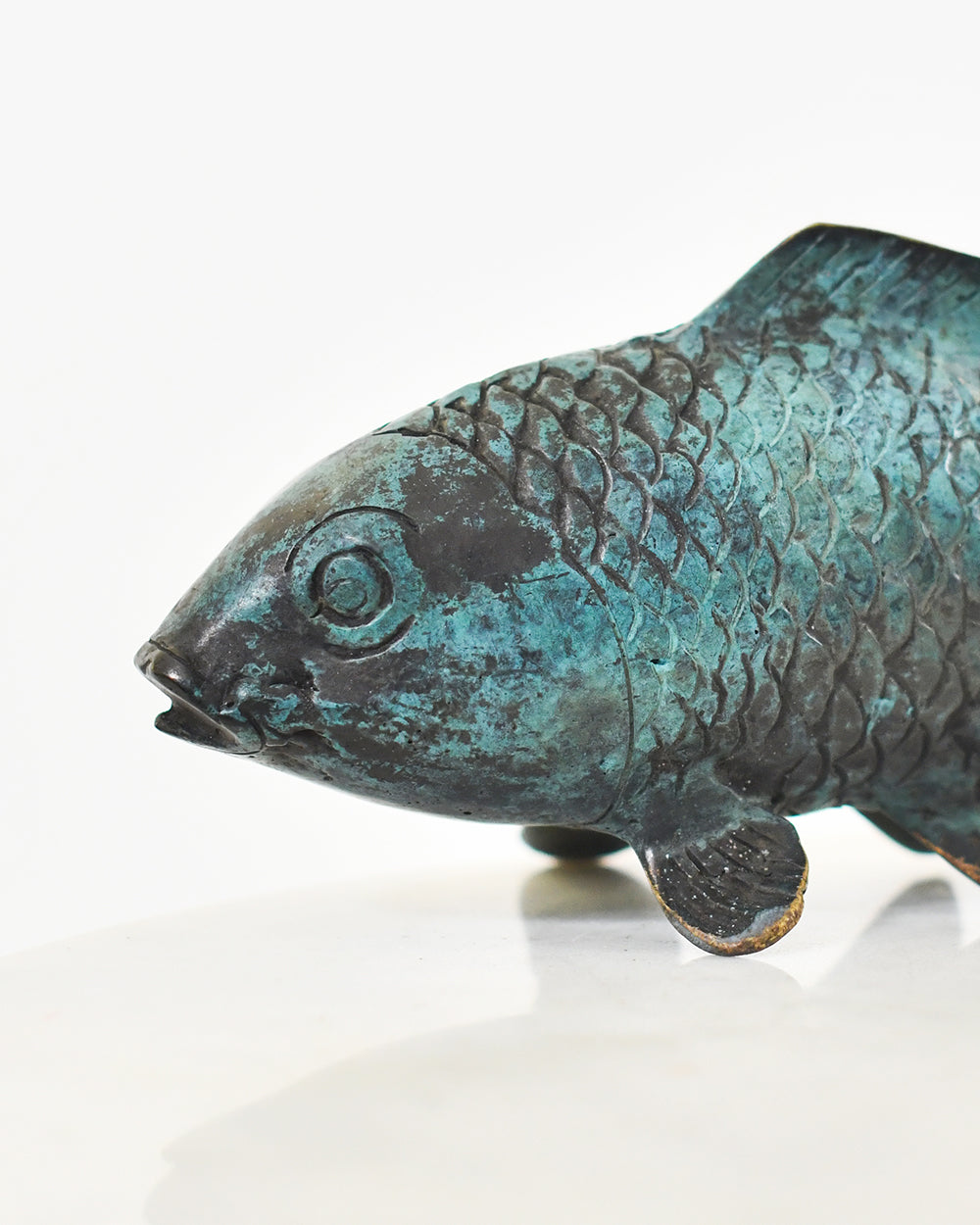 Close Up Details Of The Koi Fish Ornament