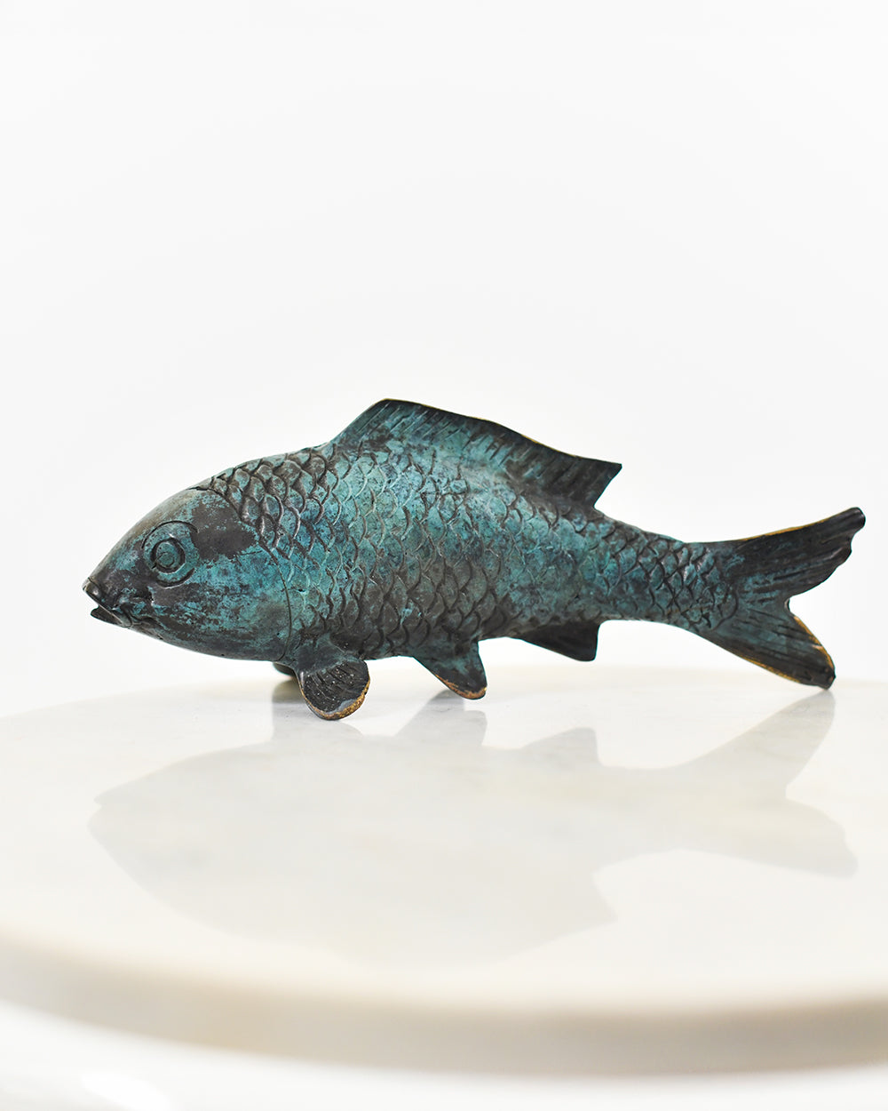 Bronze River Spirit Koi Interior Decoration