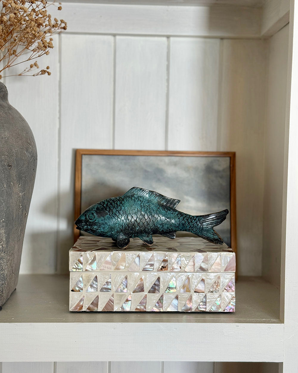 Bronze Fish Ornament In The Home
