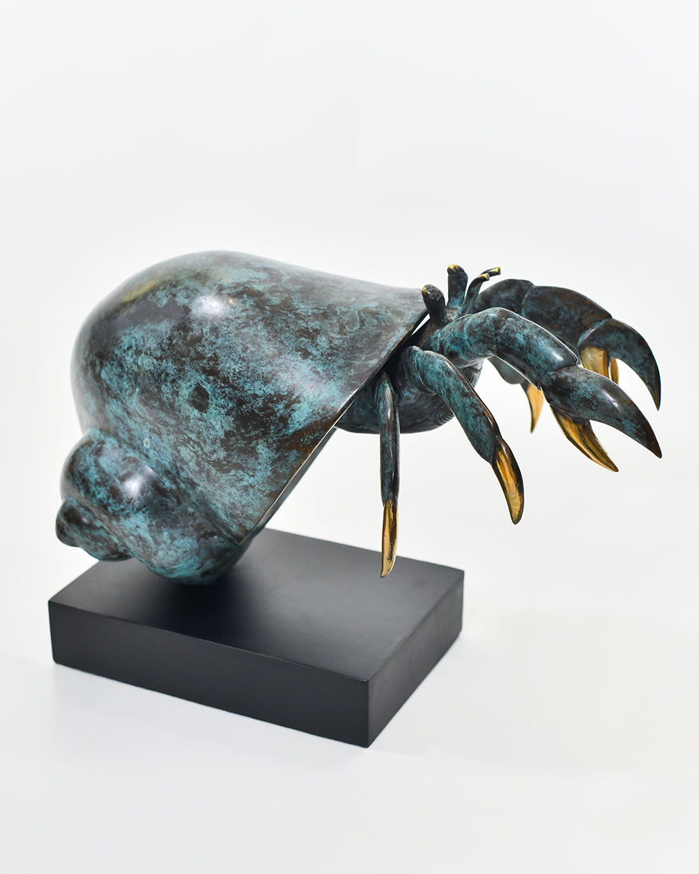 Bronze Hermit Crab Home Ornament