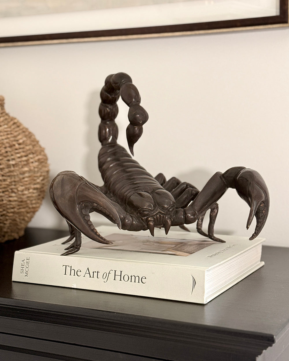 Bronze Skarab Scorpion In Situ