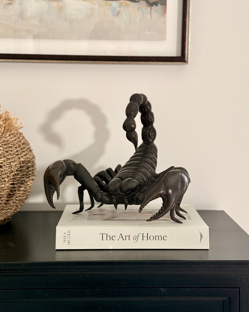 Bronze Scorpion Home Ornament