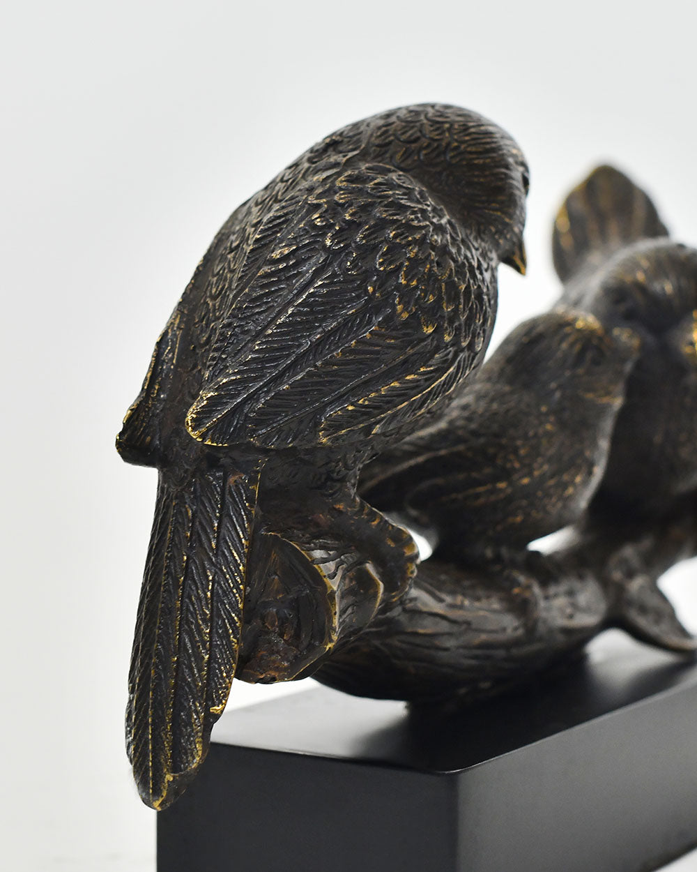Ornate Details On The Bronze ongbird Home Decoration