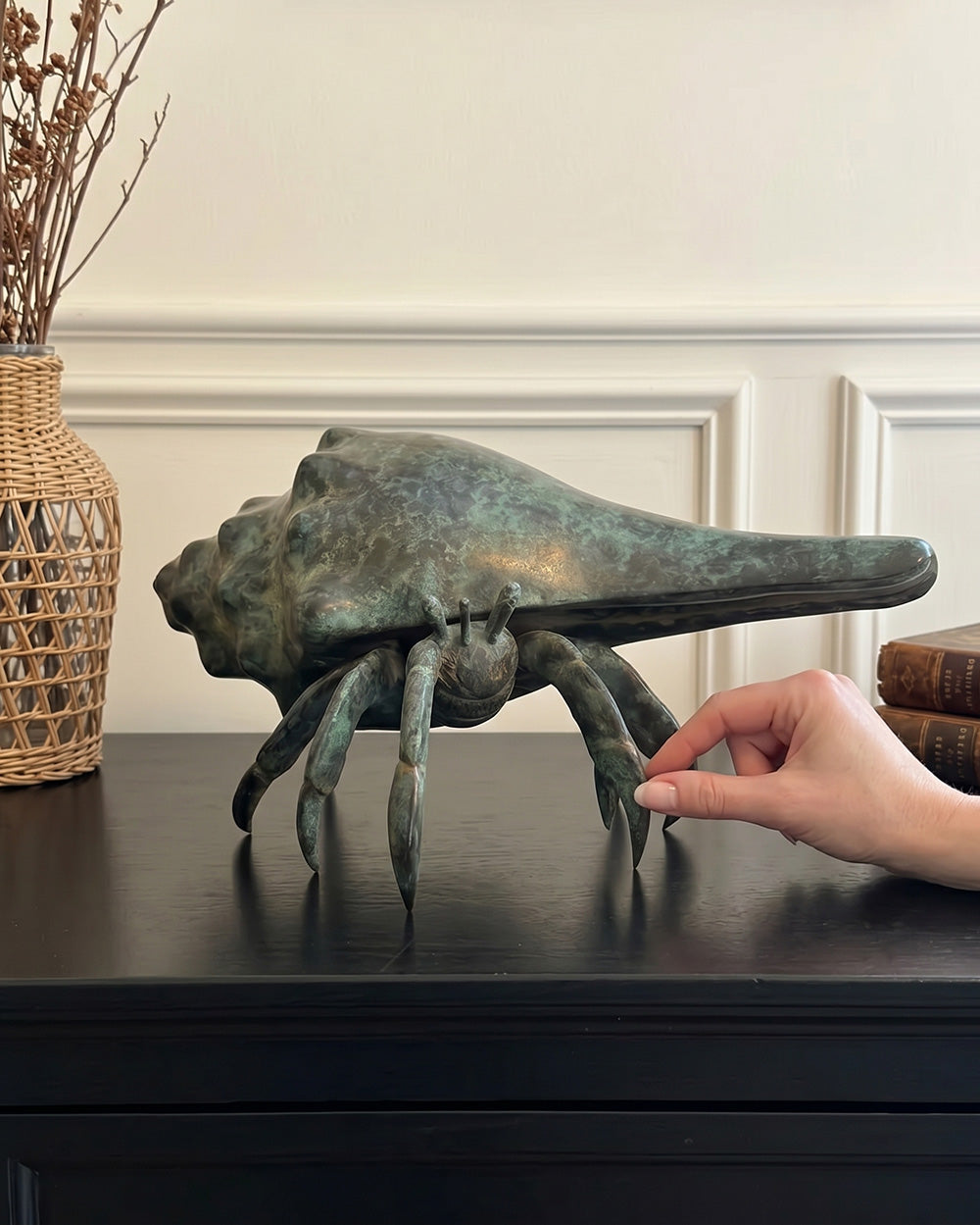 Scale Of The Bronze Verdigris Voyager Hermit Crab