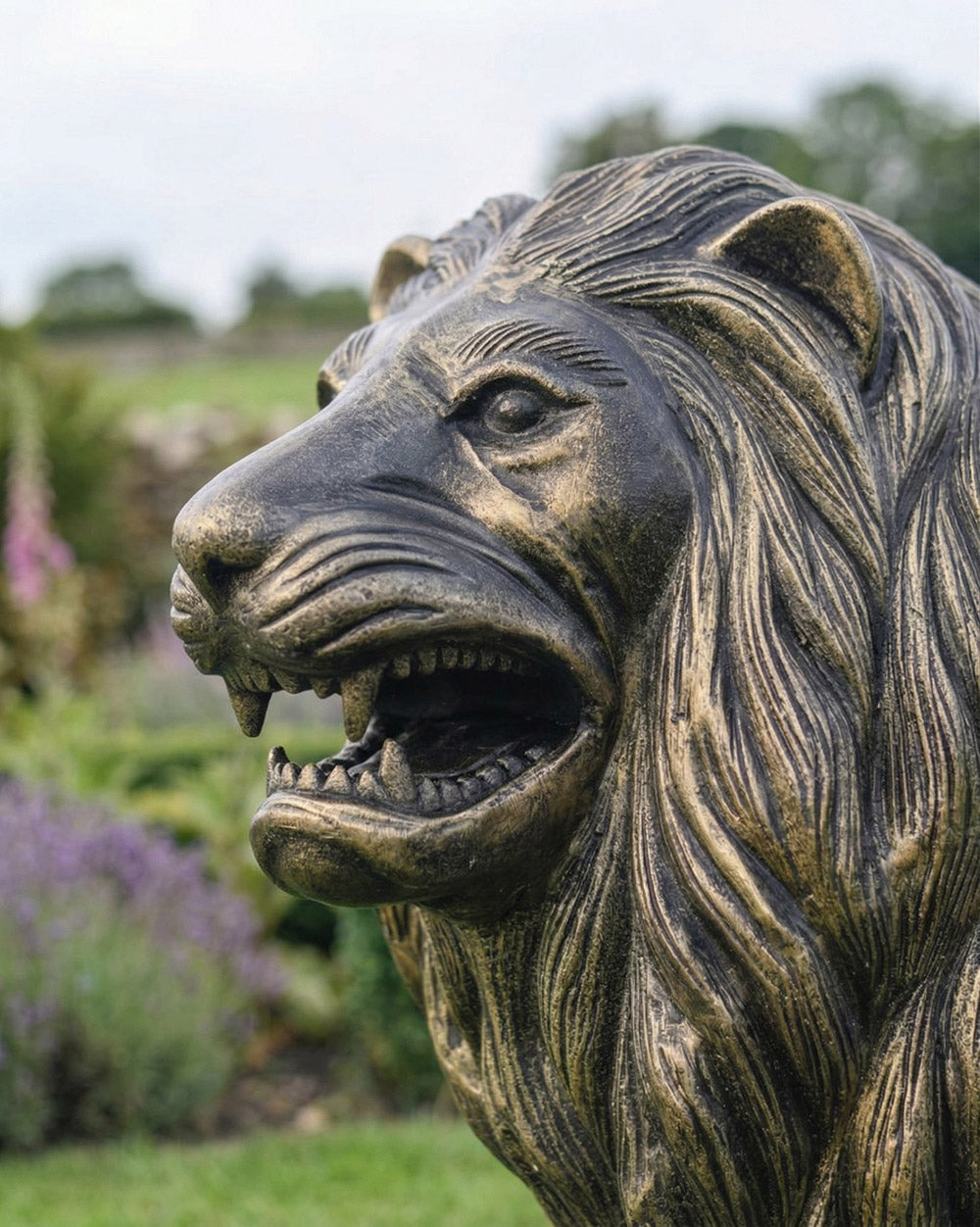 Close Up Of The Linlithgow Lion Sculpture Digital Illustration