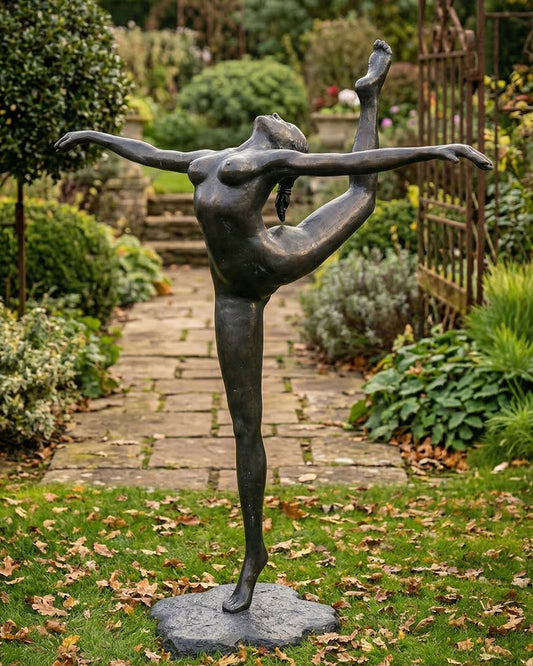 Libre Radiance Dancer Garden Sculpture Digital Illustration