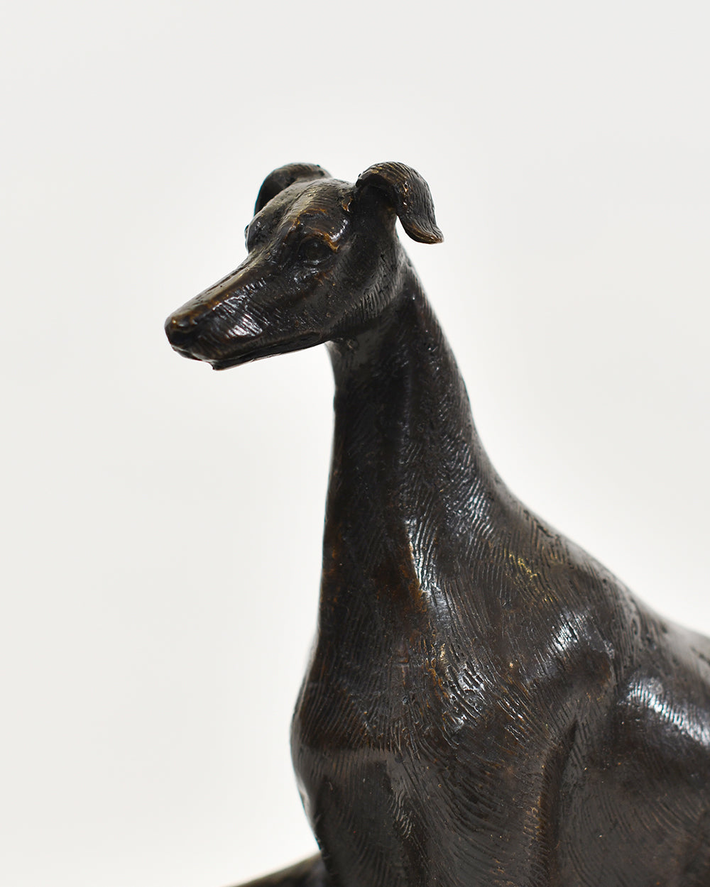 Face From The Bronze Elegant Greyhound Ornament