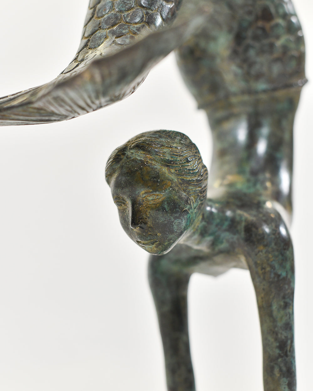 Lunar Tide Mermaid Close Up Patina