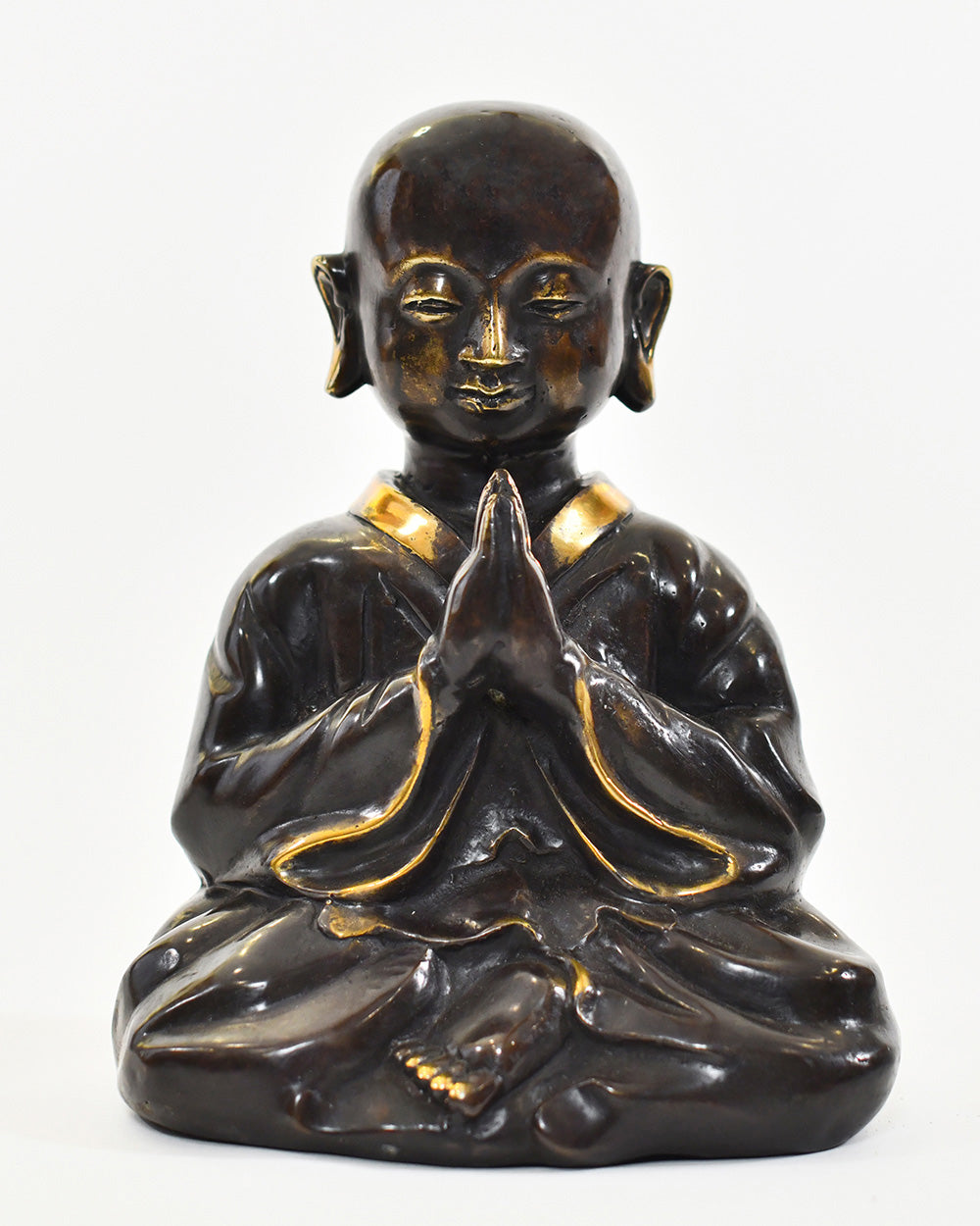 Brass Hues On The Bronze Gilded Tranquillity Buddha