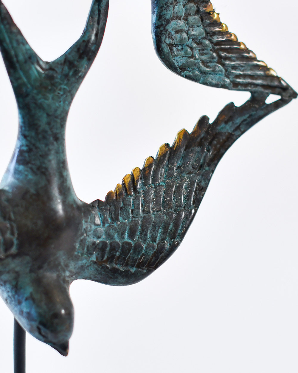 Intricate Details From The Bronze Hirundine Ascent Ornament