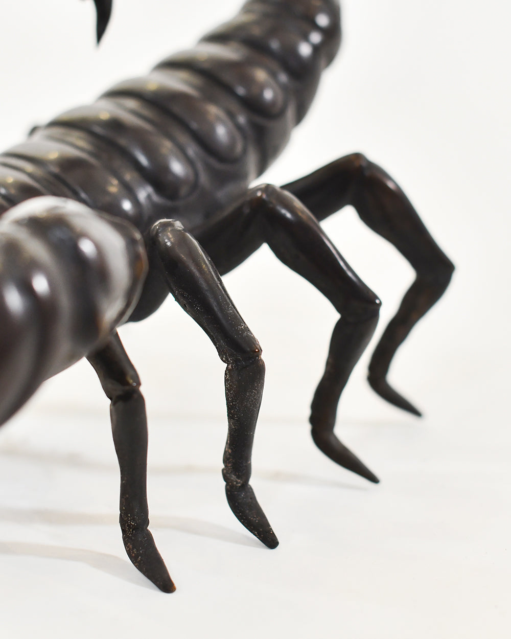Bronze Scorpion Sculpture Intricate Details