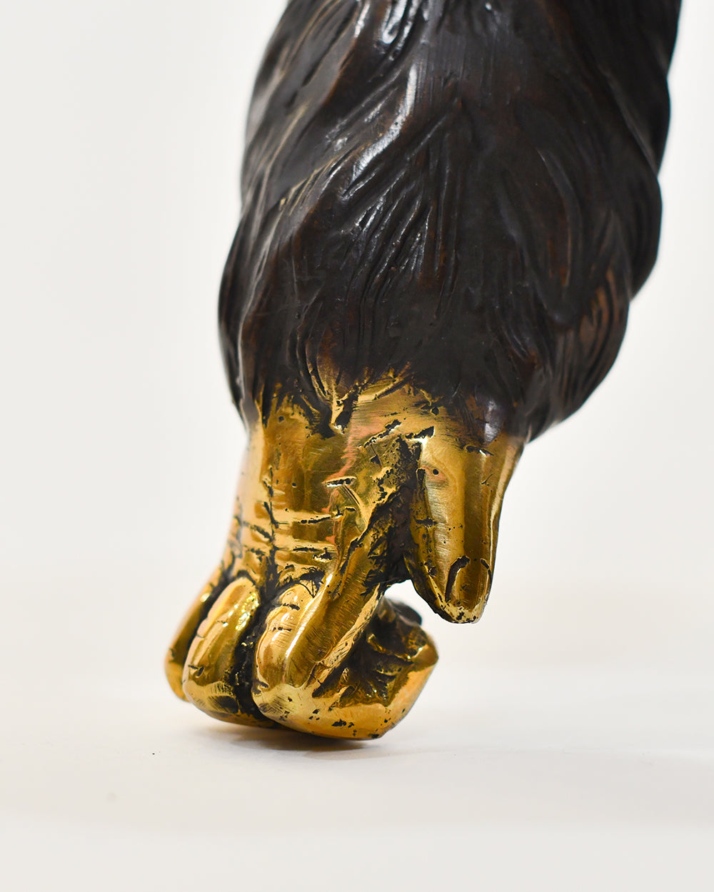 Close Up Of The Brass Details On The Bronze Balthazar Gorilla