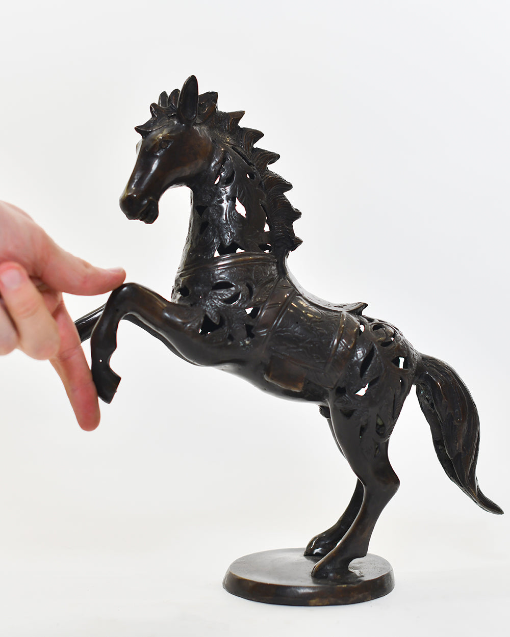 Bronze Horse Ornament To Scale