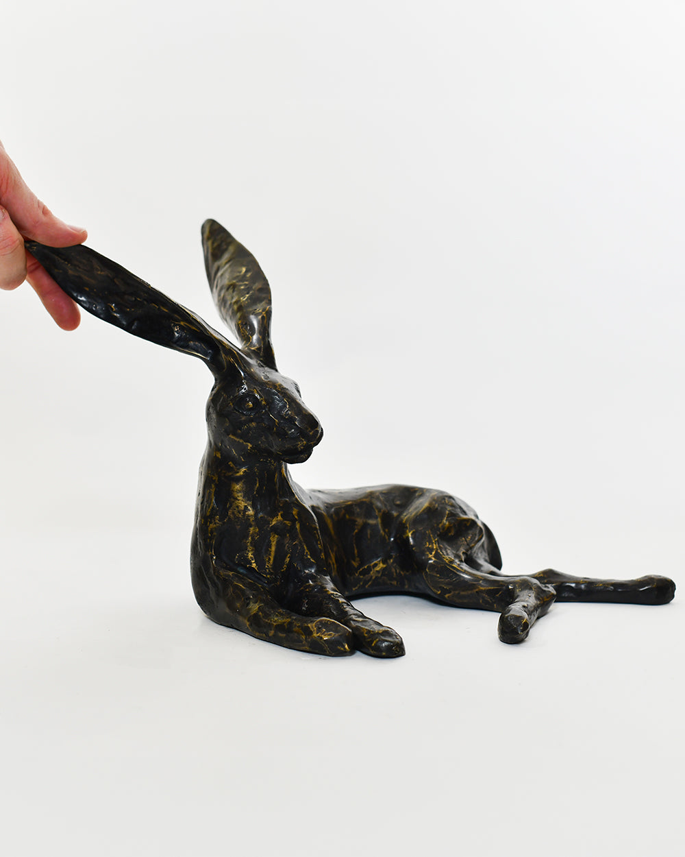 Scale Of The Bronze Selene Peaceful Hare Ornament