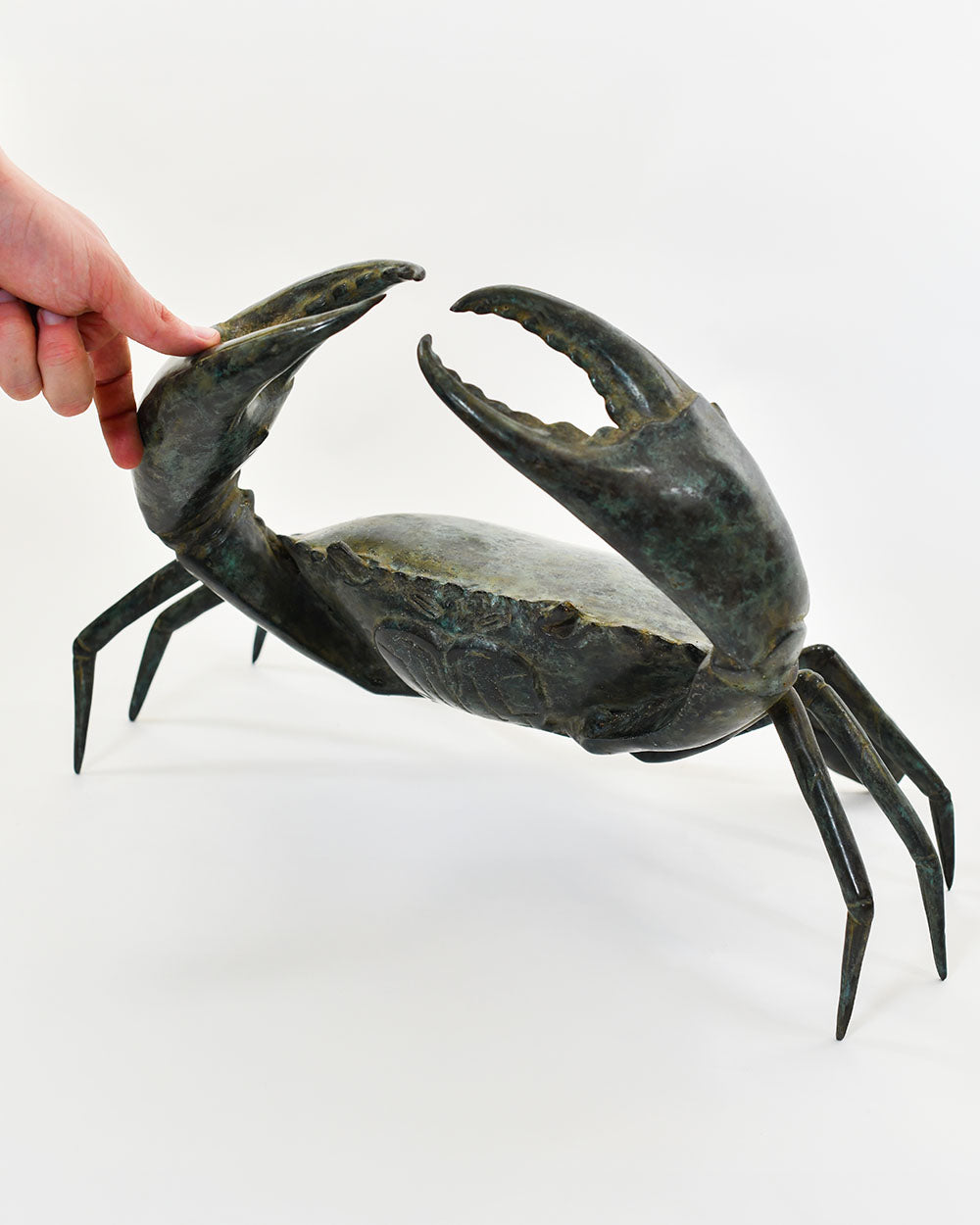 Scale Of The Verdigris Bronze Crab Decoration