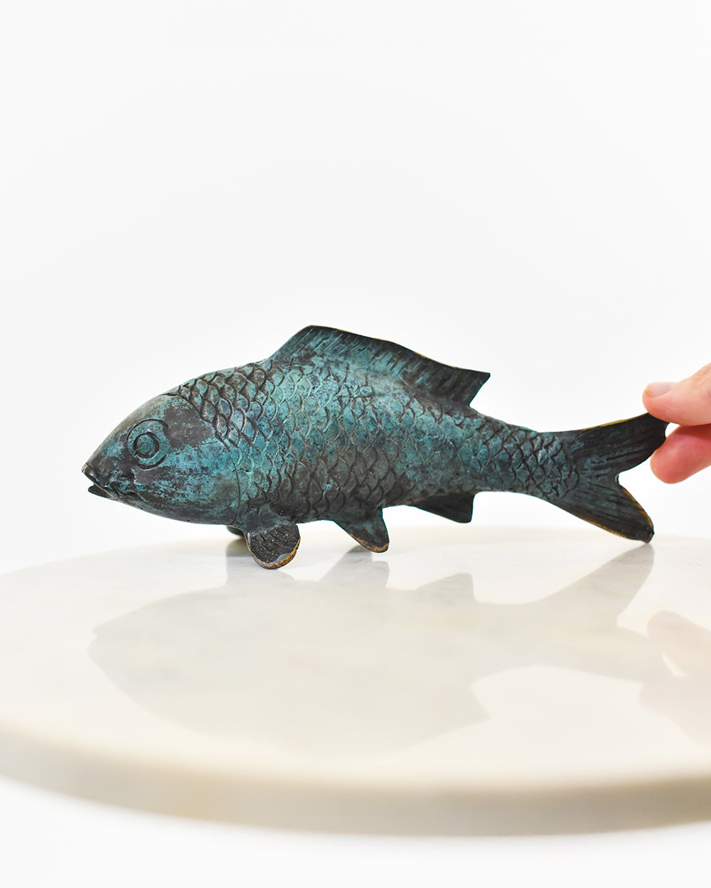 Bronze River Spirit Koi To Scale