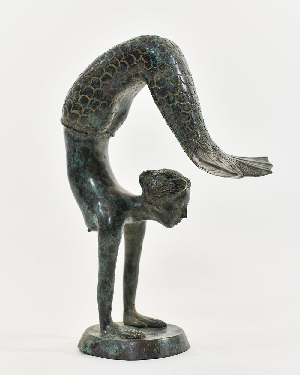 Bronze Mermaid Side On
