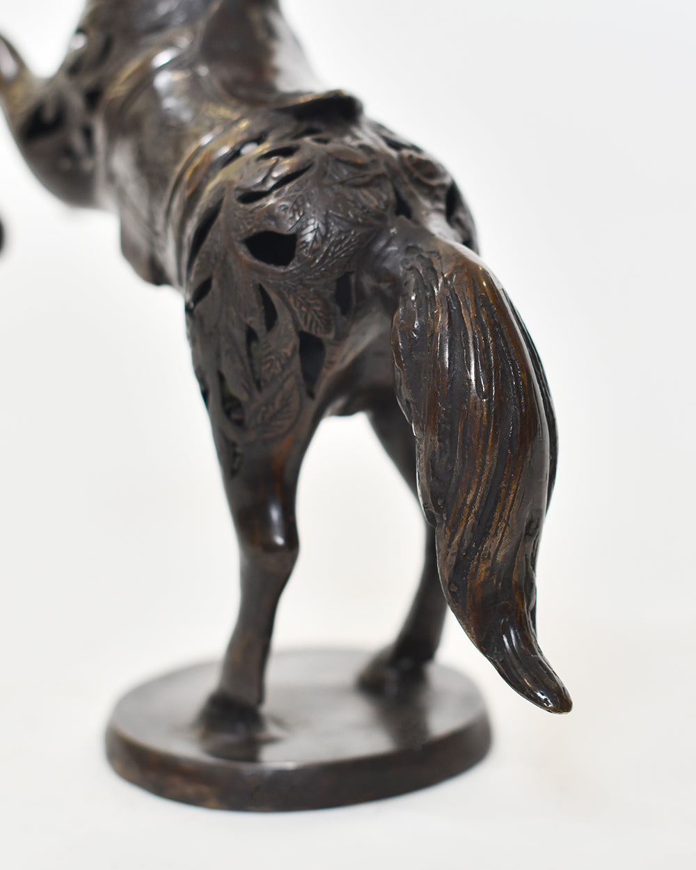 Tail From The Bronze Filigree Horse Ornament
