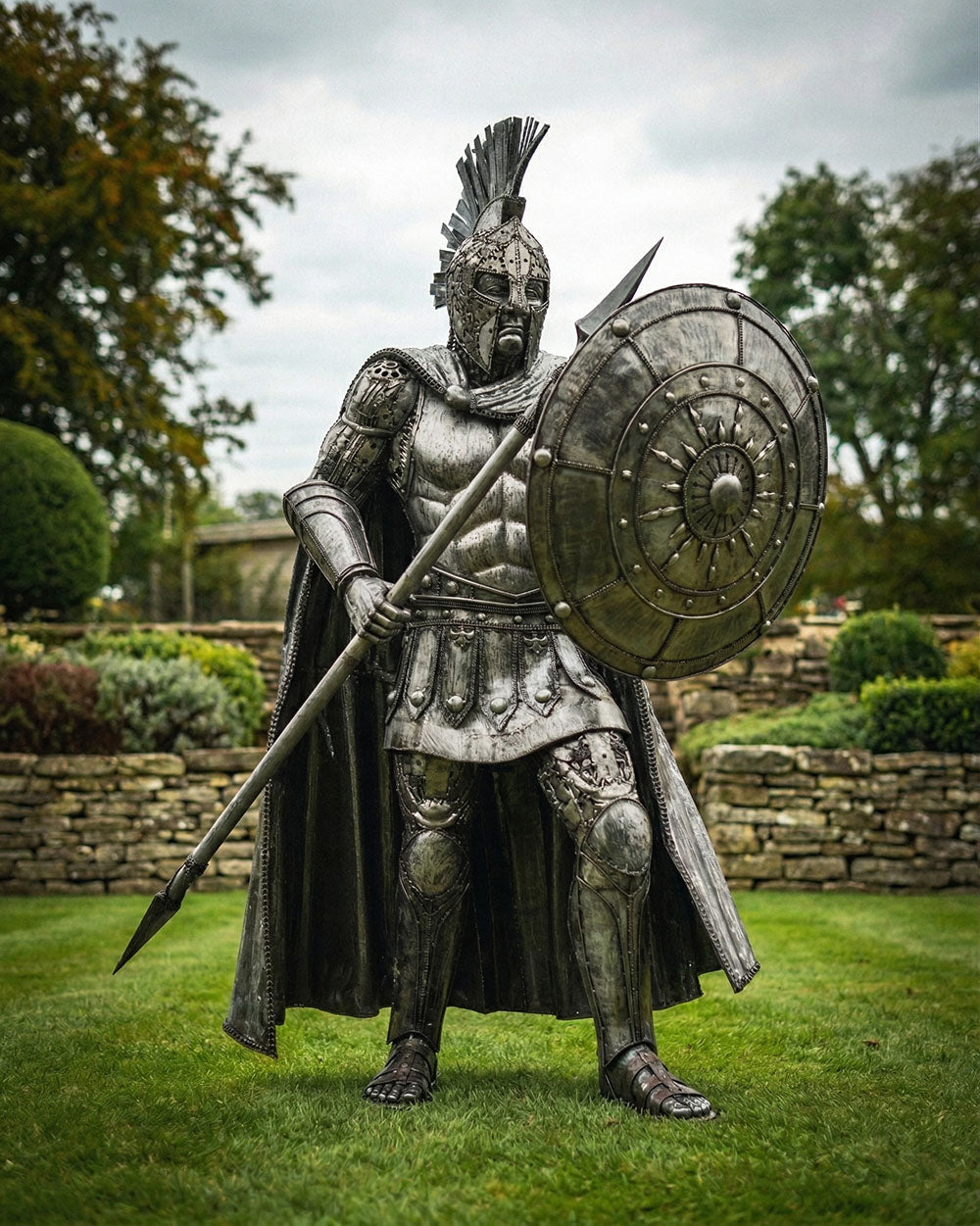 The Vanguard Of Valerius Garden Sculpture Digital Illustration