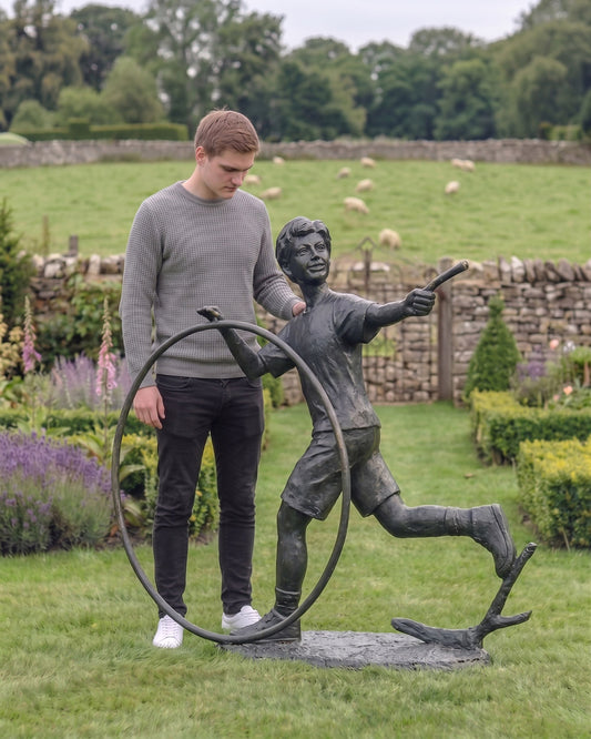 Scale Of The Volant Impulse Juvenis Garden Sculpture